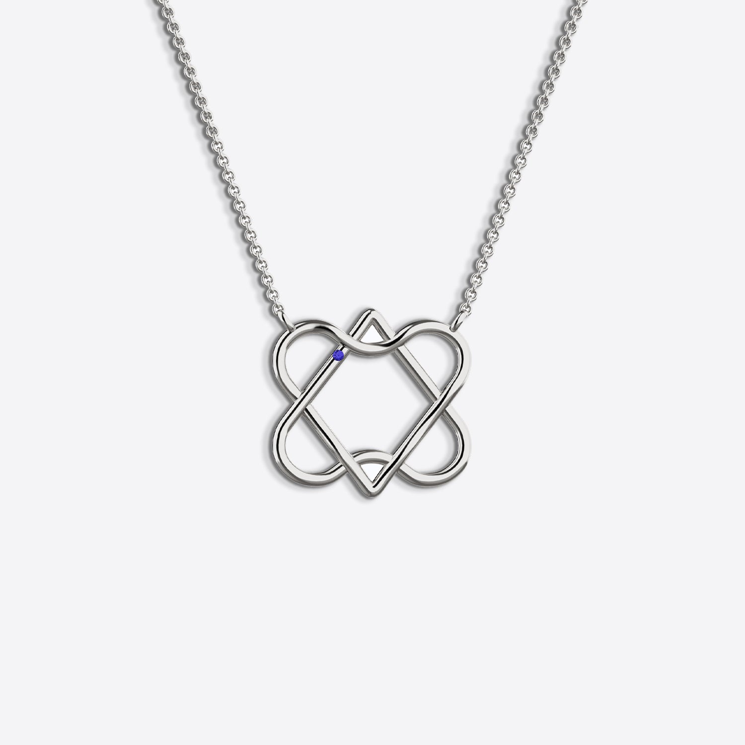 The Sima: 18k White Gold Necklace - 11mm